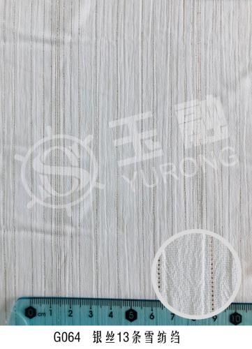 G064 银丝13条雪纺绉